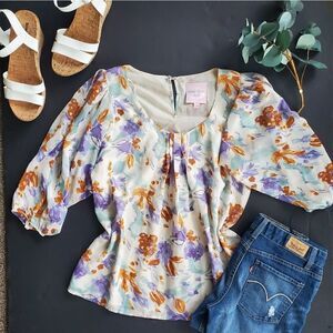 Romeo and Juliet Couture Abstract blouse